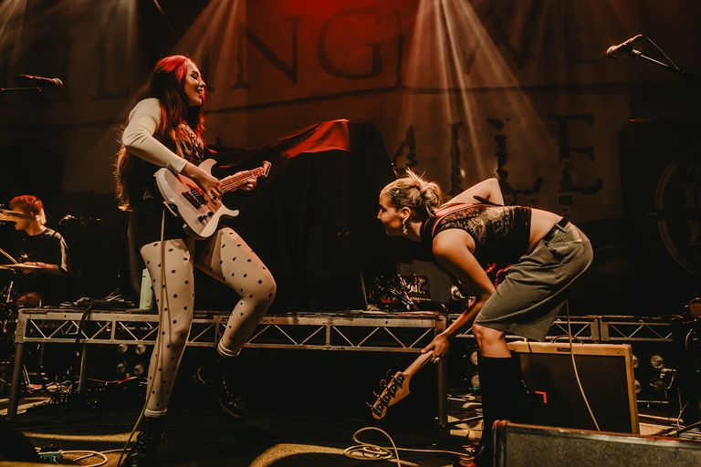 Blush performing in Adelaide at Hindley Street Music Hall